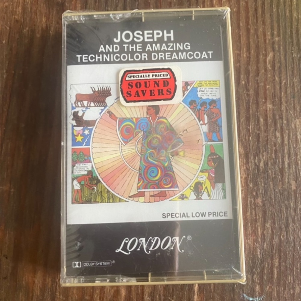 Joseph and the Amazing Technicolor Dreamcoat Cassette - Black